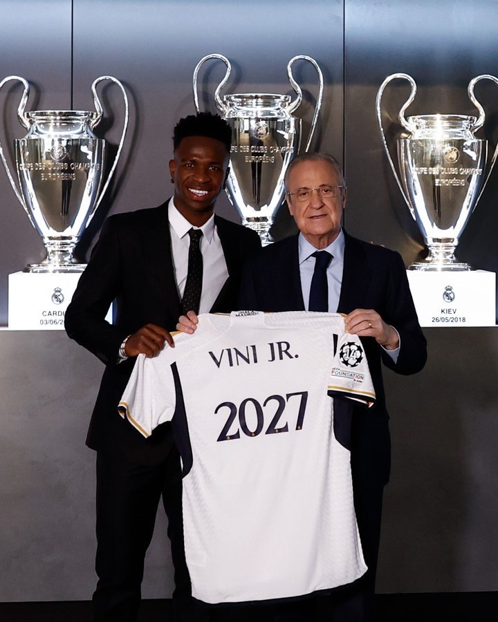 رسميًّا | ريال مدريد يعلن تمديد عقد فينيسيوس جونيور حتى 2027