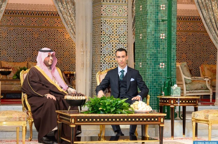 الأمير مولاي الحسن يستقبل الأمير تركي بن محمد بن فهد بن عبد العزيز، حاملا رسالة شفوية إلى جلالة الملك من خادم الحرمين الشريفين