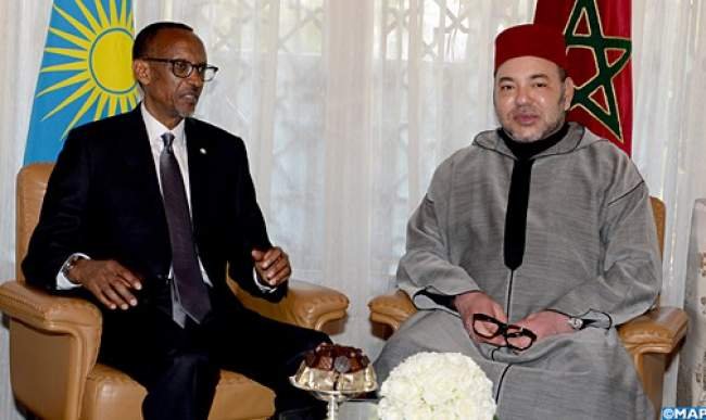 جلالة الملك يهنئ السيد بول كاكامي بمناسبة إعادة انتخابه رئيسا لجمهورية رواندا