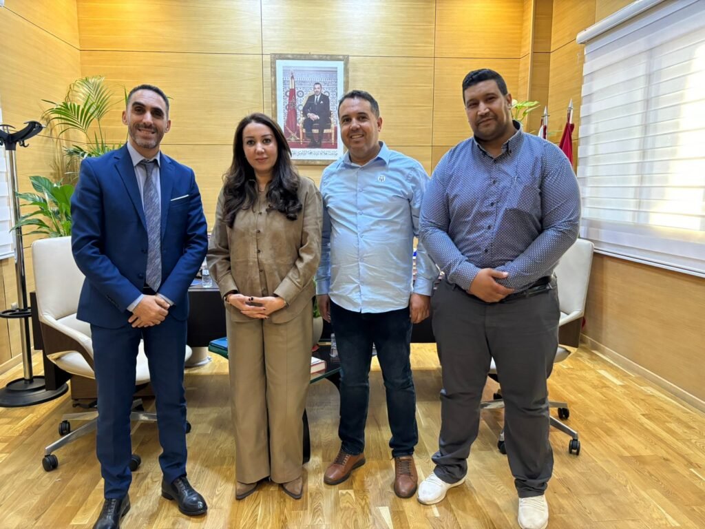 السيدة عمدة الدار البيضاء تستقبل رئيس الجامعة الملكية المغربية للريكبي