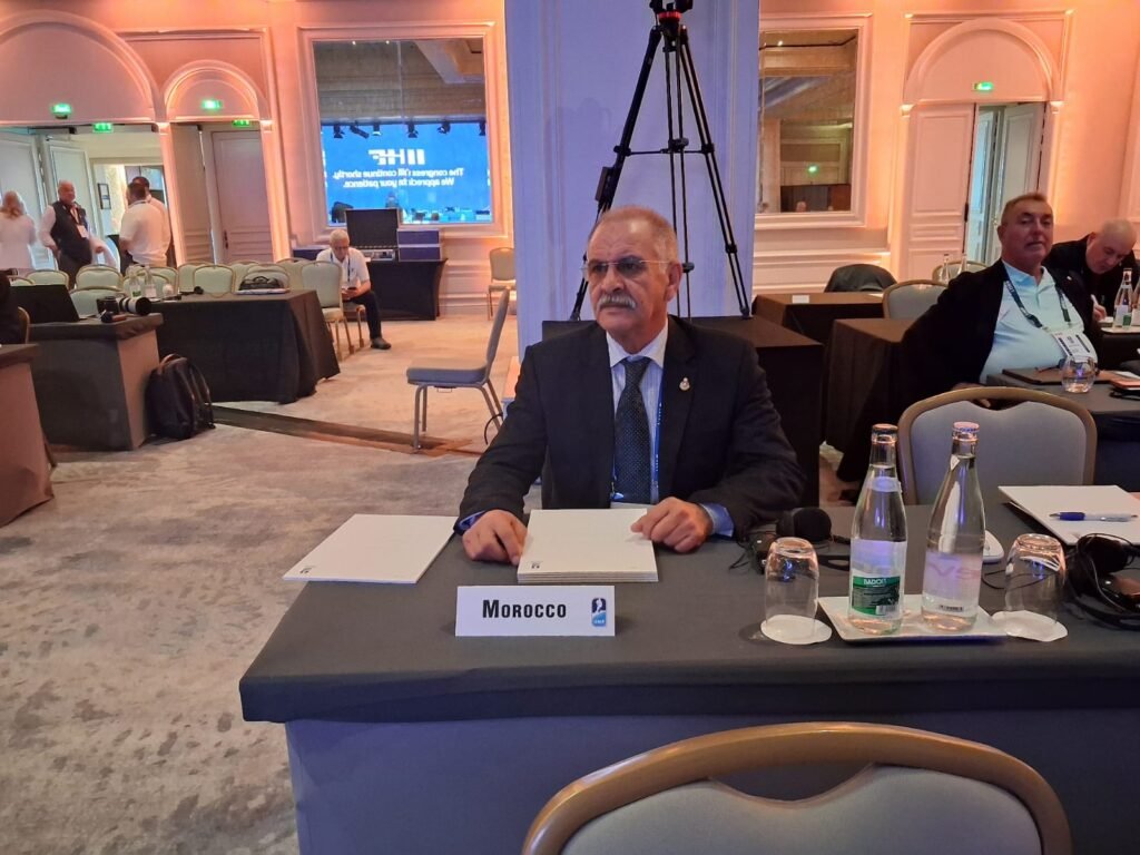 الديبلوماسية الرياضية يترجمها الحضور الوازن لرئيس جامعة الهوكي في المحافل الدولية