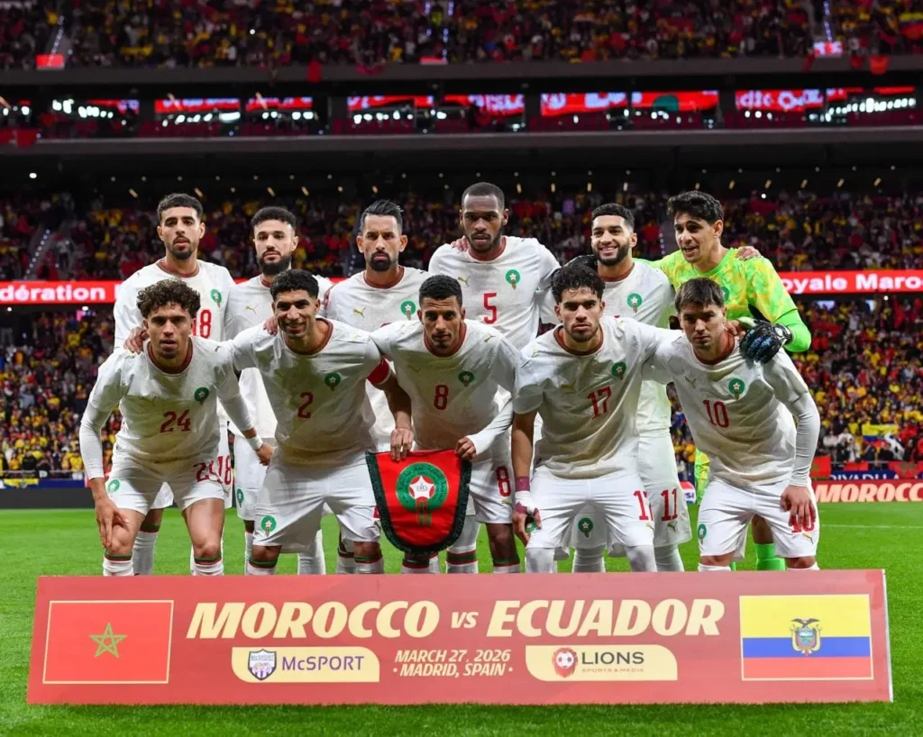المغرب يلاقي الباراغواي ودياً في لانس: اختبار جديد لأسود الأطلس بقيادة محمد وهبي
